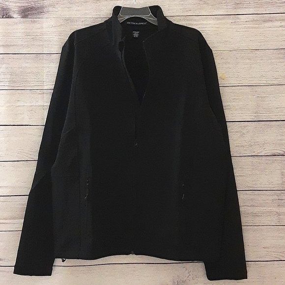 Devon & Jones Men’s Doubleweave Tech-Shell Duplex Jacket D945 Black XL NWOT - Picture 3 of 15